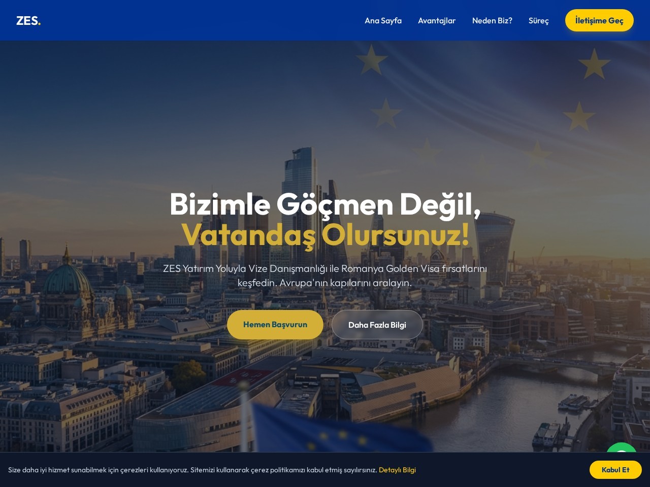 ZES Yatırım Yoluyla Vize Danışmanlığı - Avrupa Golden Visa
