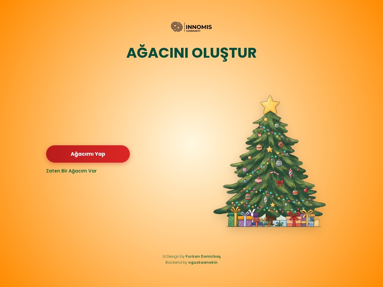Innomytree - Yılbaşı Ağacını Oluştur
