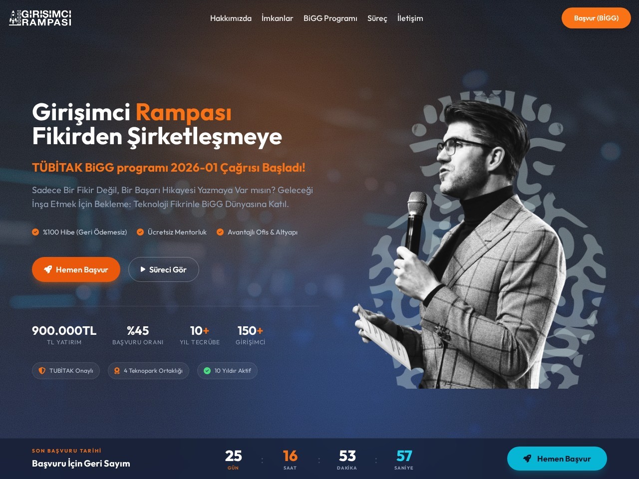 Girişimci Rampası - Fikirlerinizi Gökyüzüne Taşıyın